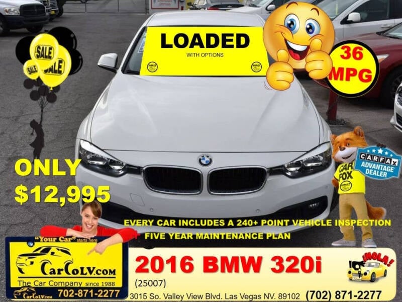 2016 BMW 3 Series for sale at The Car Company in Las Vegas NV