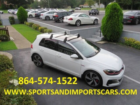 2018 Volkswagen Golf GTI for sale at Sports & Imports INC in Spartanburg SC