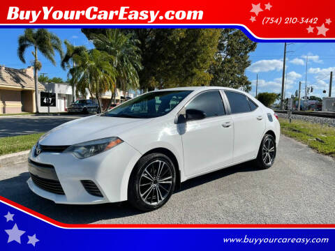2016 Toyota Corolla for sale at BuyYourCarEasy.com in Hollywood FL