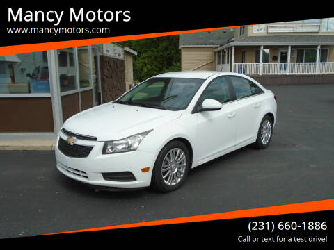 2011 Chevrolet Cruze for sale at Mancy Motors in Mancelona MI
