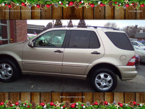 2003 Mercedes-Benz M-Class for sale at Lancaster Auto Detail & Auto Sales in Lancaster PA