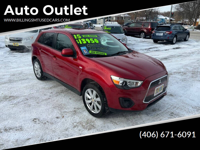 2015 Mitsubishi Outlander Sport for sale at Auto Outlet in Billings MT