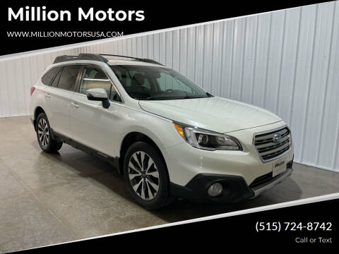 2015 Subaru Outback for sale at Million Motors in Adel IA