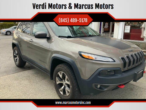 2016 Jeep Cherokee for sale at Verdi Motors & Marcus Motors in Pleasant Valley NY