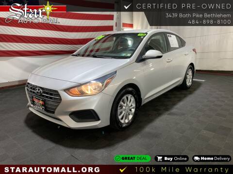 2018 Hyundai Accent for sale at STAR AUTO MALL 512 in Bethlehem PA