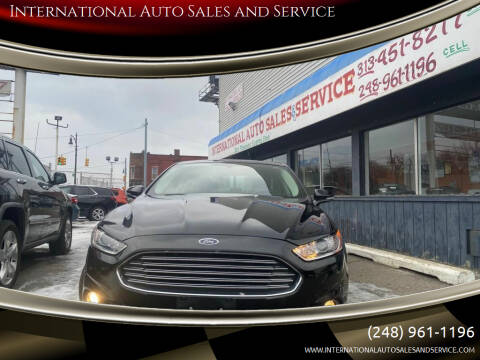 2014 Ford Fusion for sale at International Auto Sales and Service in Detroit MI