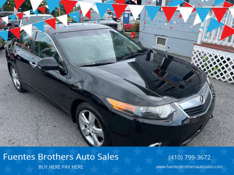 2012 Acura TSX for sale at Fuentes Brothers Auto Sales in Jessup MD