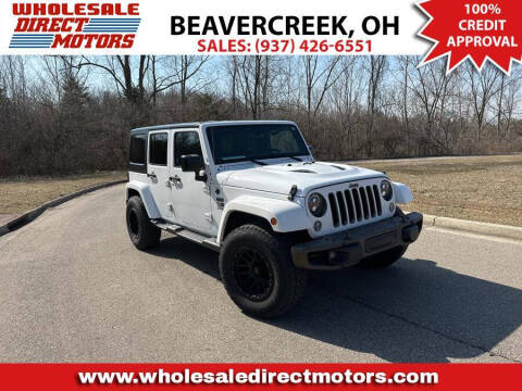 2016 Jeep Wrangler Unlimited for sale at WHOLESALE DIRECT MOTORS in Beavercreek OH