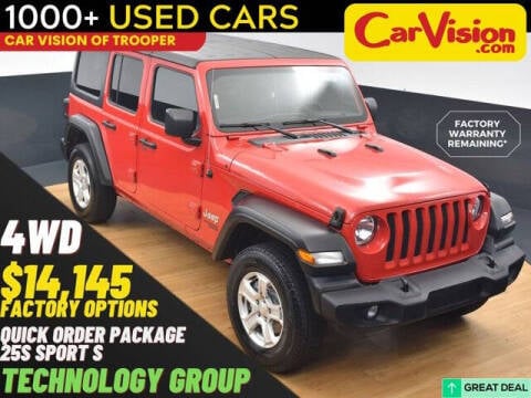 2021 Jeep Wrangler Unlimited for sale at Car Vision of Trooper in Norristown PA