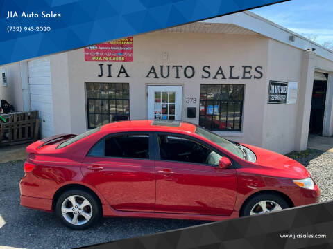 2012 Toyota Corolla for sale at JIA Auto Sales in Port Monmouth NJ