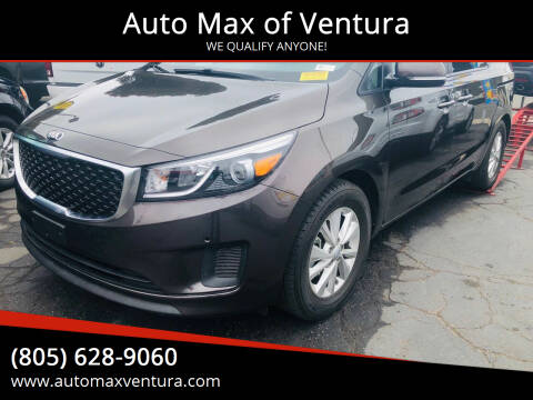 2017 Kia Sedona for sale at Auto Max of Ventura in Ventura CA