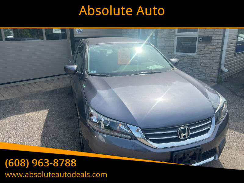 2015 Honda Accord for sale at Absolute Auto in Baraboo WI