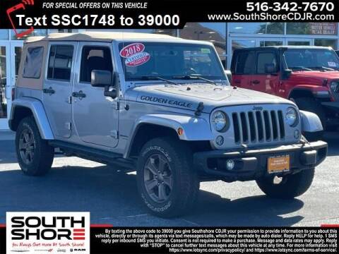 2018 Jeep Wrangler JK Unlimited for sale at South Shore Chrysler Dodge Jeep Ram in Inwood NY