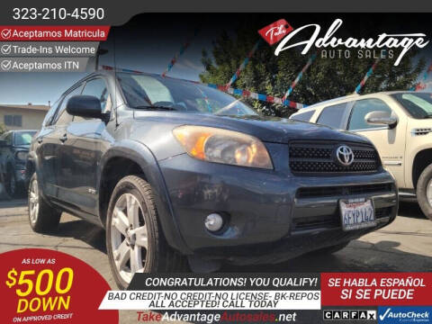 2008 Toyota RAV4 for sale at ADVANTAGE AUTO SALES INC in Bell CA