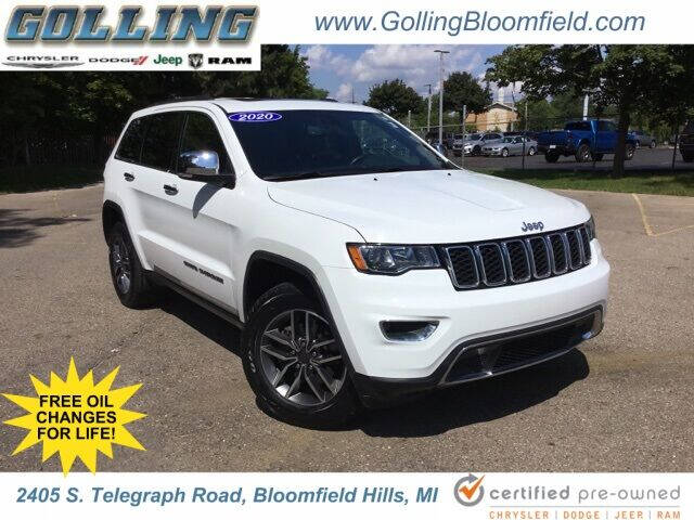 2020 Jeep Grand Cherokee for sale in Waterford, MI
