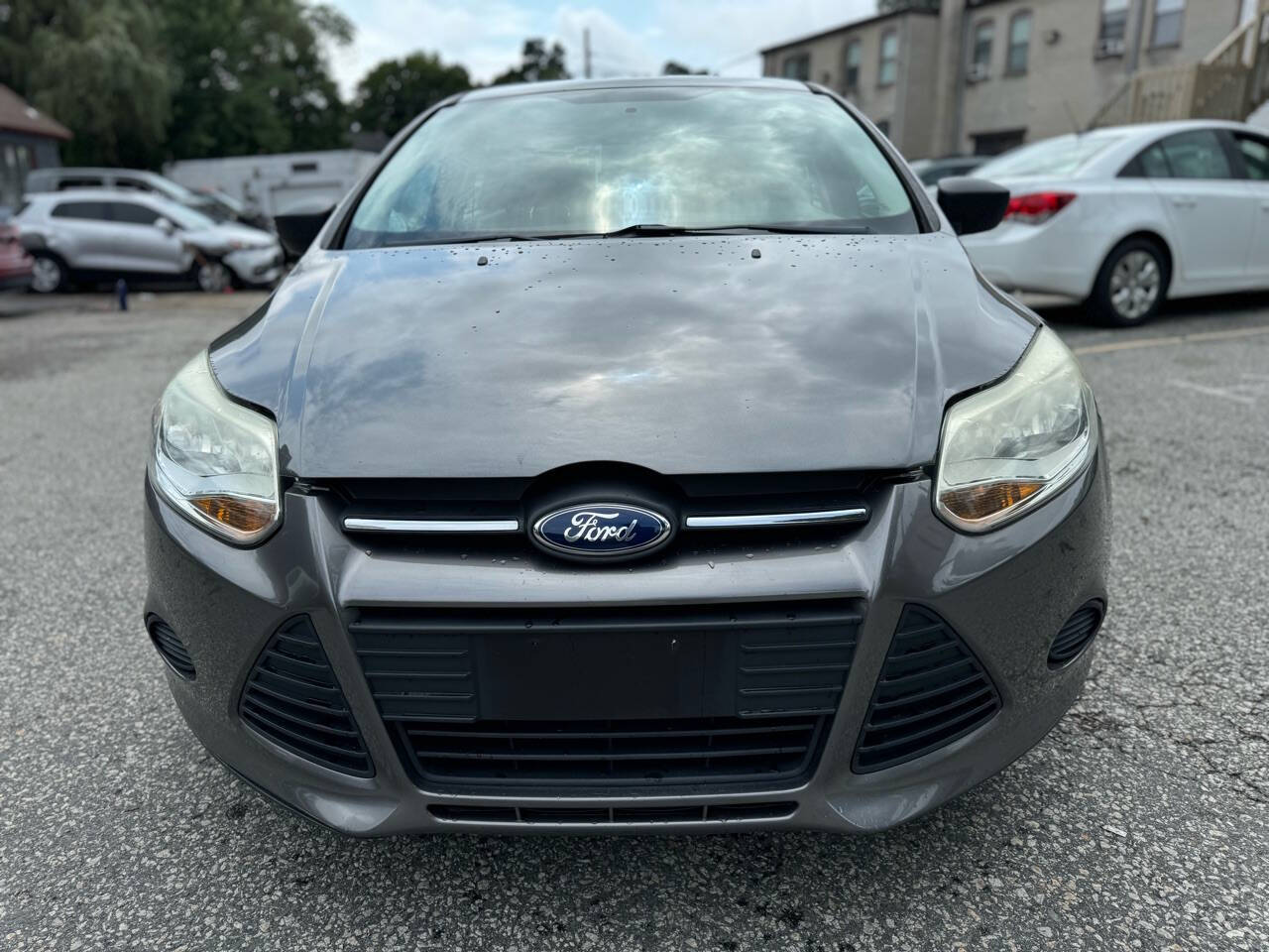 Gray 2013 Ford Focus S S 4dr Sedan 2