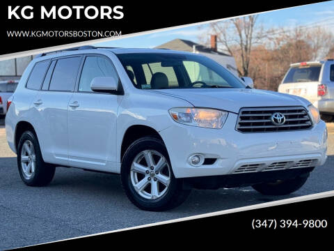 2010 Toyota Highlander for sale at KG MOTORS in West Newton MA