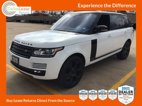 2017 Land Rover Range Rover for sale at Dallas Auto Finance in Dallas TX