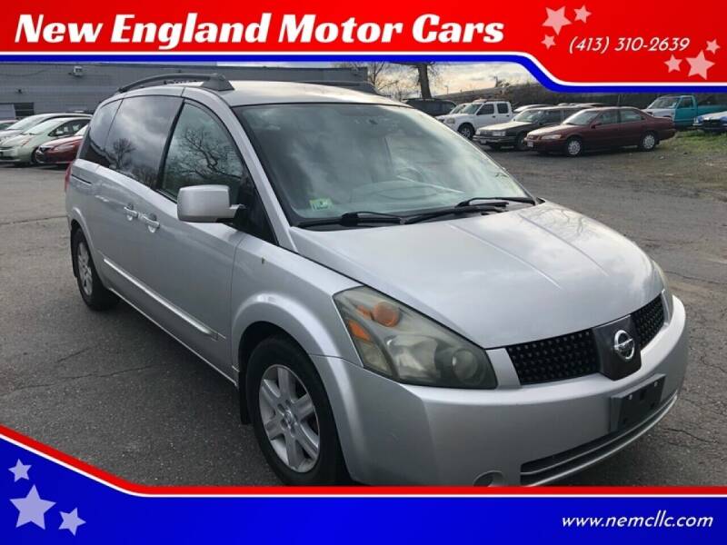 2004 Nissan Quest for sale at New England Motor Cars in Springfield MA