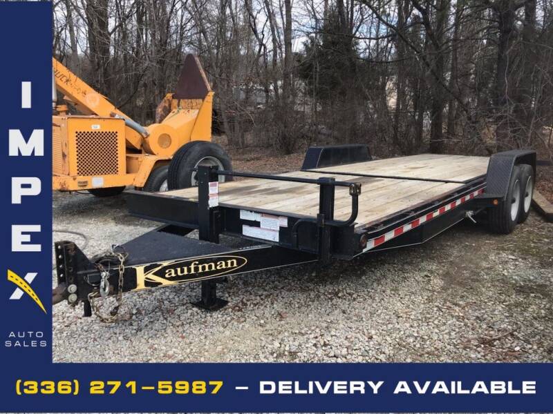 2019 Kaufman TILT DECK TRAILER for sale at Impex Auto Sales in Greensboro NC