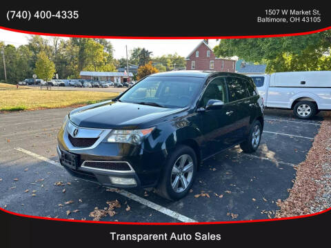 2013 Acura MDX for sale at Transparent Auto Sales LLC in Baltimore OH