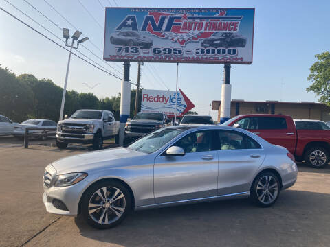 2015 Mercedes-Benz C-Class for sale at ANF AUTO FINANCE in Houston TX