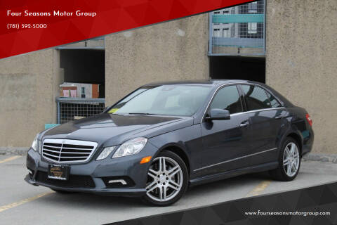 2010 Mercedes-Benz E-Class for sale at Four Seasons Motor Group in Swampscott MA
