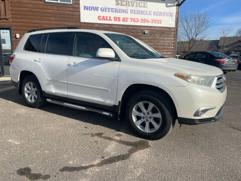 2012 Toyota Highlander for sale at H & G AUTO SALES LLC in Princeton MN