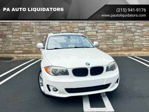 2012 BMW 1 Series for sale at PA AUTO LIQUIDATORS in Huntingdon Valley PA