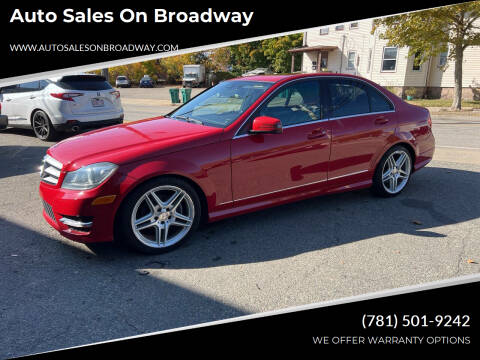 2013 Mercedes-Benz C-Class for sale at Auto Sales on Broadway in Norwood MA