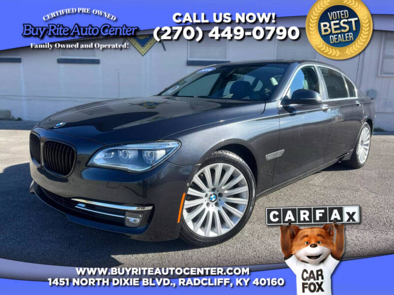 2014 BMW 7 Series for sale at Buy Rite Auto Center in Radcliff KY