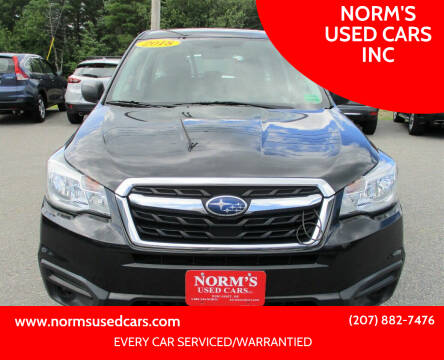 2018 Subaru Forester for sale at NORM'S USED CARS INC in Wiscasset ME