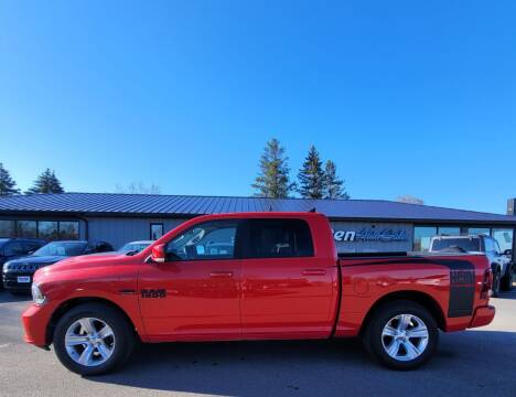 2016 RAM 1500 for sale at ROSSTEN AUTO SALES in Grand Forks ND