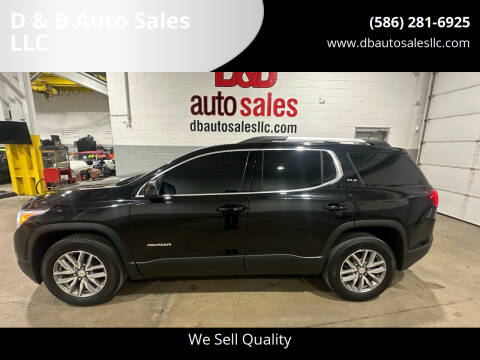 2017 GMC Acadia for sale at D & B Auto Sales LLC in Harrison Township MI