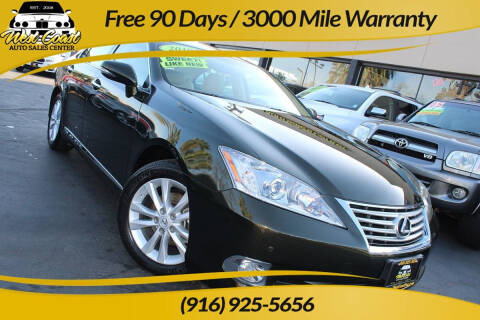 2010 Lexus ES 350 for sale at West Coast Auto Sales Center in Sacramento CA