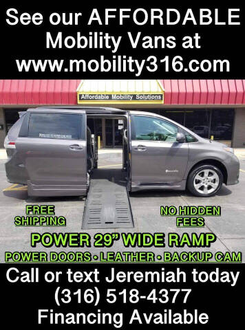 2012 Toyota Sienna for sale at Affordable Mobility Solutions, LLC - Mobility/Wheelchair Accessible Inventory-Wichita in Wichita KS