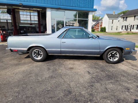 1986 Chevrolet El Camino for sale at ELLENBURG MOTORS LLC in Franklin OH