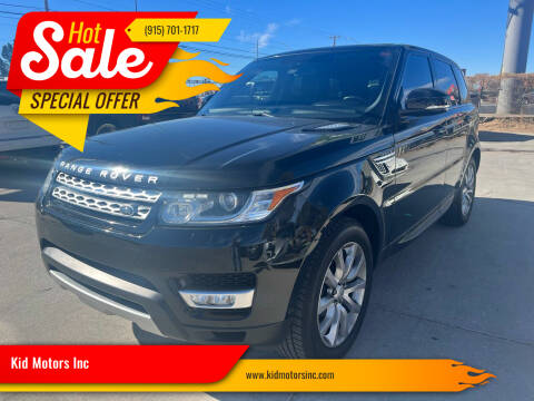 2015 Land Rover Range Rover Sport for sale at Kid Motors Inc in El Paso TX