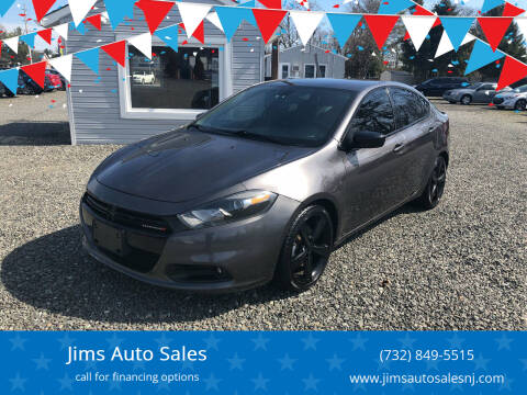 2015 Dodge Dart for sale at Jims Auto Sales in Lakehurst NJ