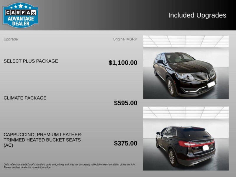 2016 Lincoln MKX Select