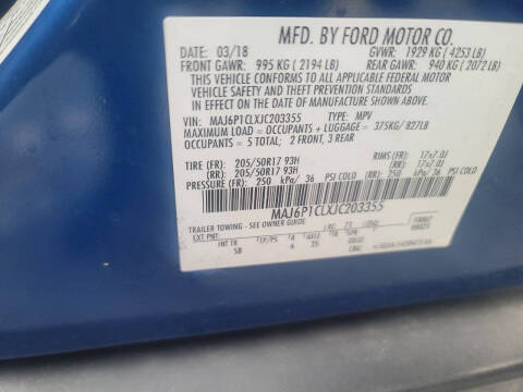 2018 Ford EcoSport SES