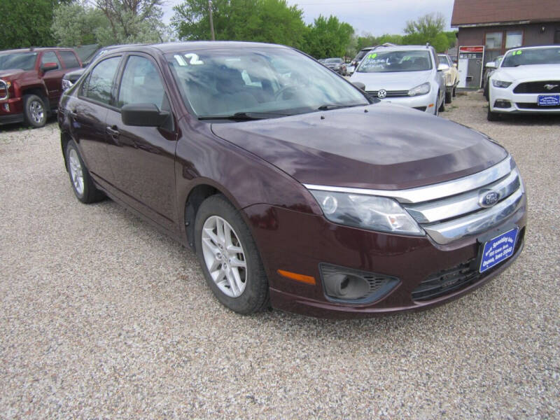 2012 Ford Fusion for sale at BRETT SPAULDING SALES in Onawa IA