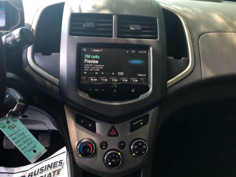 2013 Chevrolet Sonic LT Manual