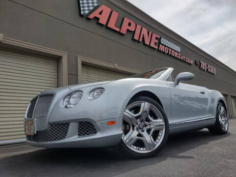 2013 Bentley Continental for sale at Alpine Motors Certified Pre-Owned in Wantagh NY