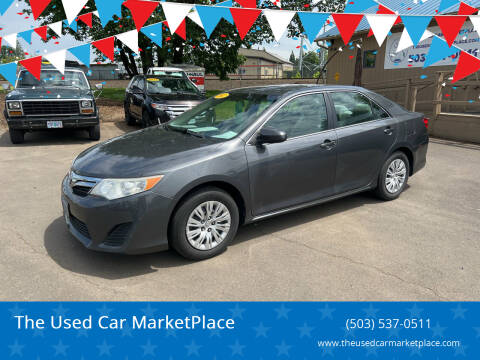 2012 Toyota Camry for sale at The Used Car MarketPlace in Newberg OR