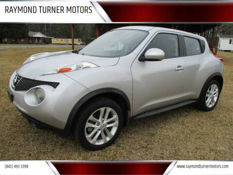 2013 Nissan JUKE for sale at RAYMOND TURNER MOTORS in Pamplico SC