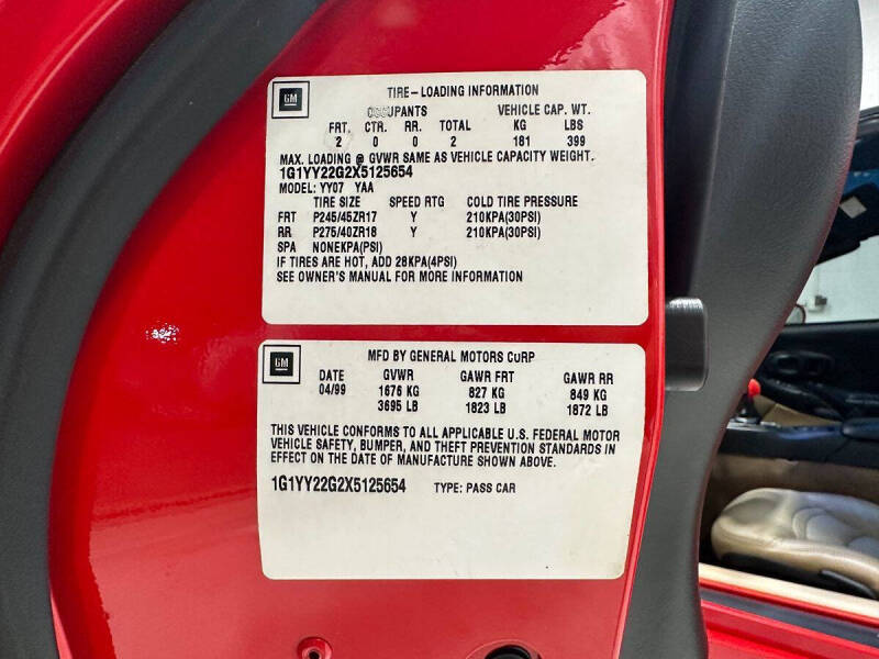 1999 Chevrolet Corvette