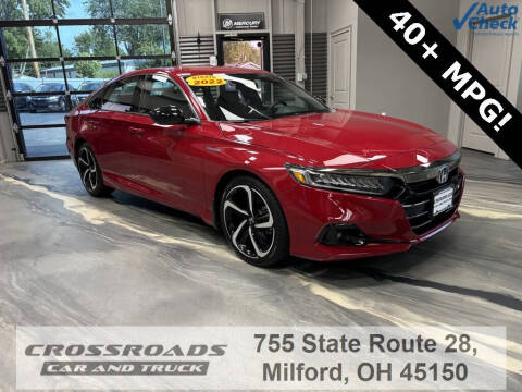 2022 Honda Accord Hybrid for sale at Crossroads Car and Truck - Crossroads Car & Truck - Milford in Milford OH