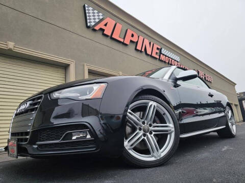 2013 Audi S5 for sale at Alpine Motors Certified Pre-Owned in Wantagh NY