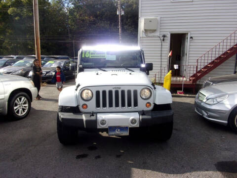 2016 Jeep Wrangler Unlimited for sale at Balic Autos Inc in Lanham MD